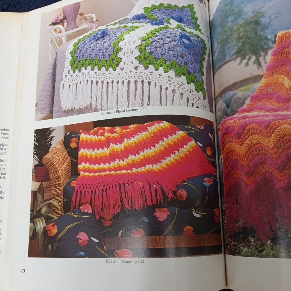 Weekend‎ Crochet Afghans By Jean Leinhauser And Rita Weiss Hardback, 1987